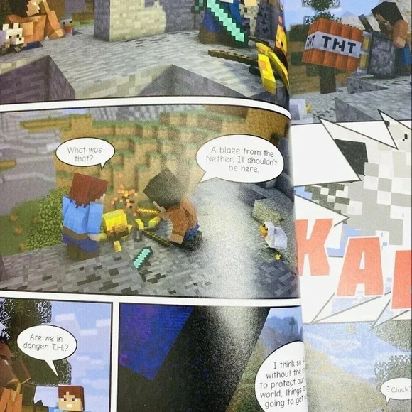 REVENGE OF THE ZOMBIE MONKS Book An Unofficial Graphic Novel For Minecrafters - Picture 6 of 6